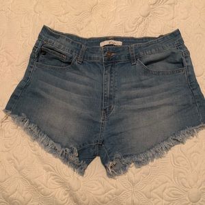 Denim shorts